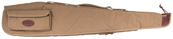 Boyt Harness OGC98PL06 Alaskan Rifle Case 48" Waxed Kahki Canvas w/ Brass Hardware & Quilted Flannel Padding for Scoped Rifles — view 1