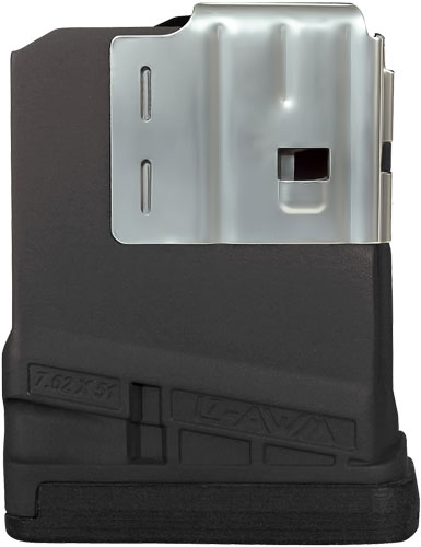 LANCER MAGAZINE L7AWM SR-25 - 7.62X51 10RD OPAQUE BLACK — view 1