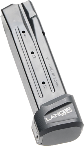 LANCER EXTENDED BASEPAD PLUS - 5RDS BLACK FOR SIG P320 — view 1