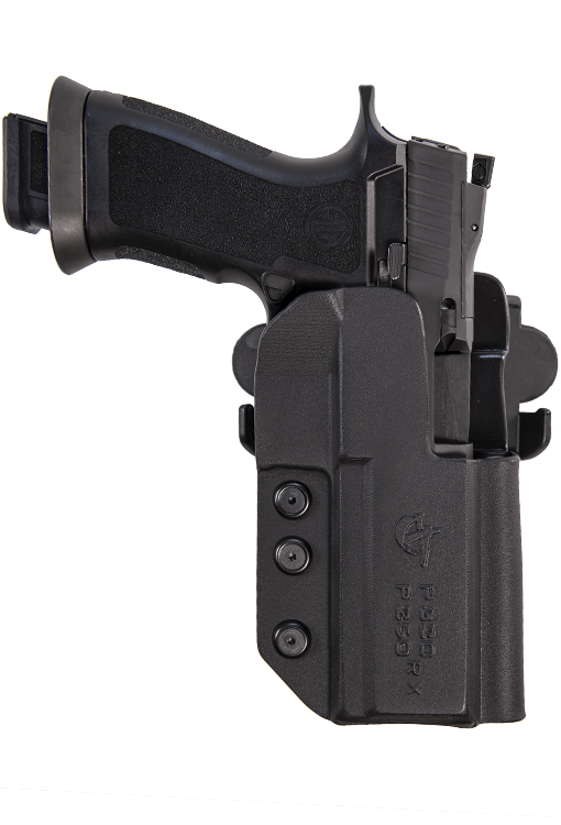 COMP-TAC INTERNATIONAL OWB KYDEX MODULAR MOUNT S&W M&P 9 M1/M2 4.5IN BBL RH BLACK — view 1