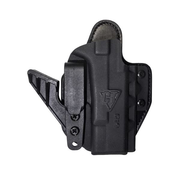 COMP-TAC EV2 MAX HYBRID APPENDIX IWB GLOCK 19 GEN 1-4 RH BLACK — view 1
