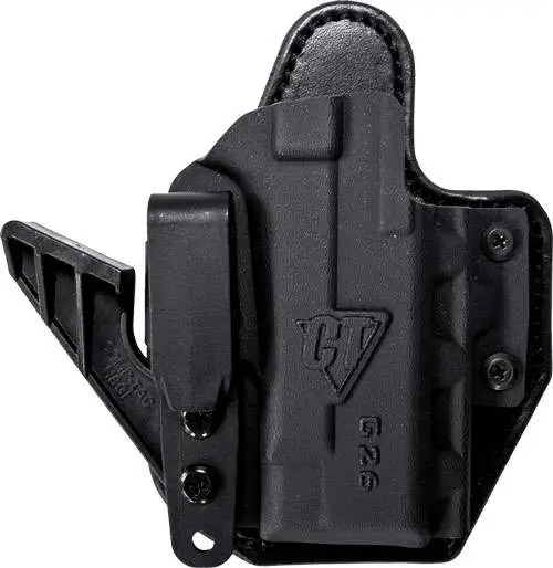 COMP-TAC EV2 MAX HYBRID APPENDIX IWB GLOCK 26 GEN 1-4 RH BLACK — view 1