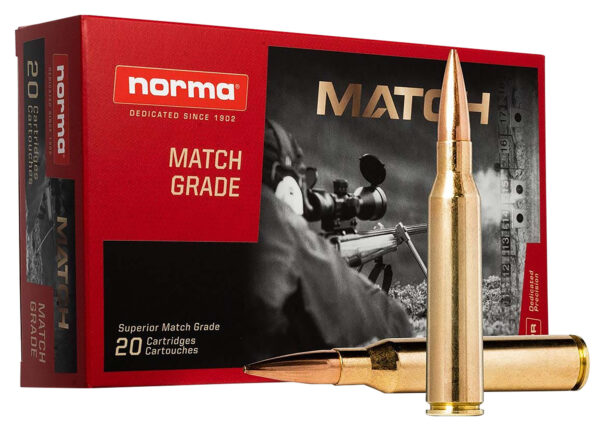 Norma Ammunition 20185272 Dedicated Precision Golden Target Match 338NormaMag 300gr 20 Per Box/10 Case — view 1
