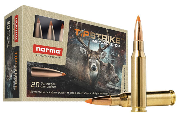 Norma Ammunition 20170362 Dedicated Hunting Tipstrike 7mm-08Rem 160gr Polymer Tip 20 Per Box/10 Case — view 1