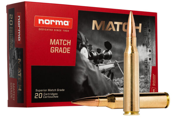 Norma Ammunition 10185442 Dedicated Precision Golden Target Match 338LapuaMag 250gr Hollow Point Boat Tail 20 Per Box/10 Case — view 1
