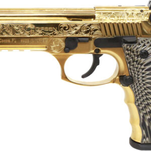 GIRSAN REGARD MC DELUXE 9MM - ADJ SIGHT 18RD GOLD ENGRAVED — view 2