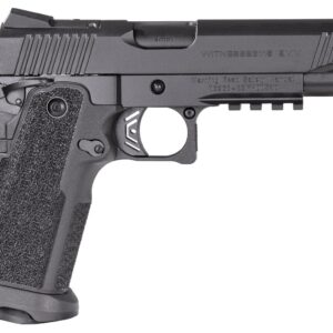 Girsan 395020 Witness2311  9mm Luger 17+1 5" Black Steel Barrel, Black Optic Ready/Serrated Steel Slide, Black Polymer Frame w/Beavertail & Picatinny Rail, Black Checkered Polymer Grip, Ambidextrous