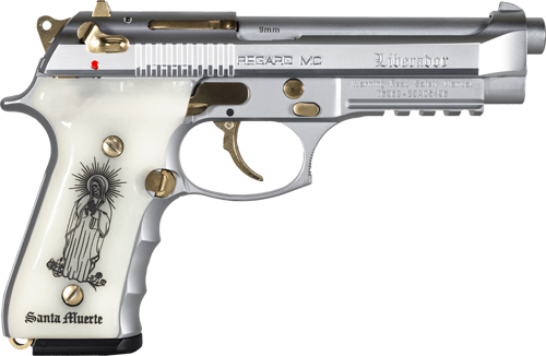 GIRSAN REGARD LIBERADORE 9MM - GOLD/CHROME ENGRAVED 18-SHOT — view 1