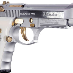 GIRSAN REGARD LIBERADORE 9MM - GOLD/CHROME ENGRAVED 18-SHOT — view 3