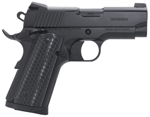 EAA GIRSAN 392050 MC1911 SC Untouchable Sub-Compact Frame 45 ACP 6+1 3.40"  Black Steel Barrel, Black Serrated Steel Slide & Frame w/Beavertail, Black Polymer Grip — view 1