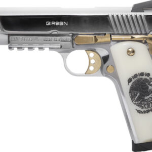 GIRSAN MC1911S LIBERADORE II - 9MM 10RD CHROME GOLD ENGRAVED — view 3
