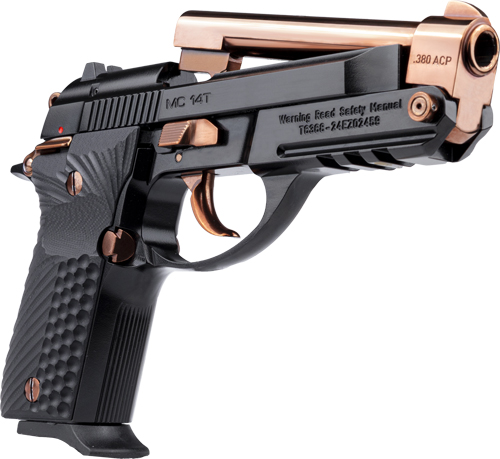 GIRSAN MC14T COLORWAY 380ACP - G10 13RDS ROSE GOLD/GLOSS BLK — view 1