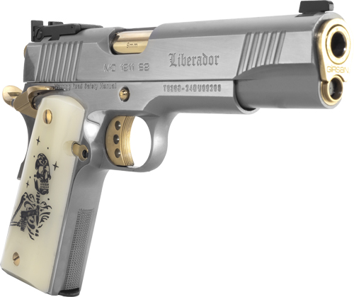 GIRSAN MC1911S LIBERADORE III - 9MM SKELETON CHROME/GOLD 9RD — view 1