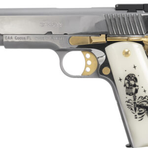 GIRSAN MC1911S LIBERADORE III - 9MM SKELETON CHROME/GOLD 9RD — view 3