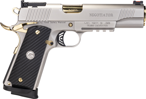 GIRSAN 1911 NEGOTIATOR TALO - 38 SUPER 5" 9RD TITANIUM/GOLD — view 1
