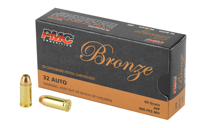 PMC BRNZ 32ACP 60GR JHP 50/1000 — view 1