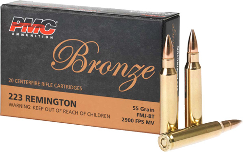 PMC 223 REM 55GR FMJ-BT - 20RD 50BX/CS — view 1