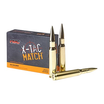 X-TAC MATCH 50 BMG 740GR SOLID BRASS 10/BOX — view 1