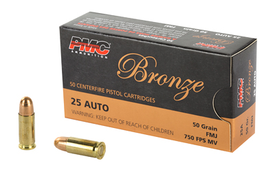 PMC BRNZ 25ACP 50GR FMJ 50/1000 — view 1