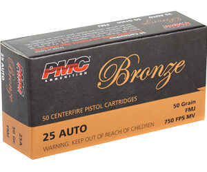 PMC BRNZ 25ACP 50GR FMJ 50/1000 — view 2