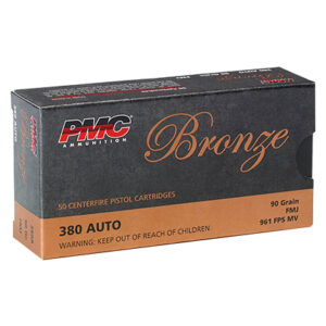PMC .380 AUTO 90GR. FMJ 50CT