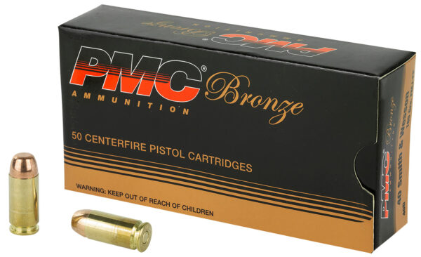 PMC 40D Bronze  40S&W 165gr Full Metal Jacket 50 Per Box/20 Case — view 1