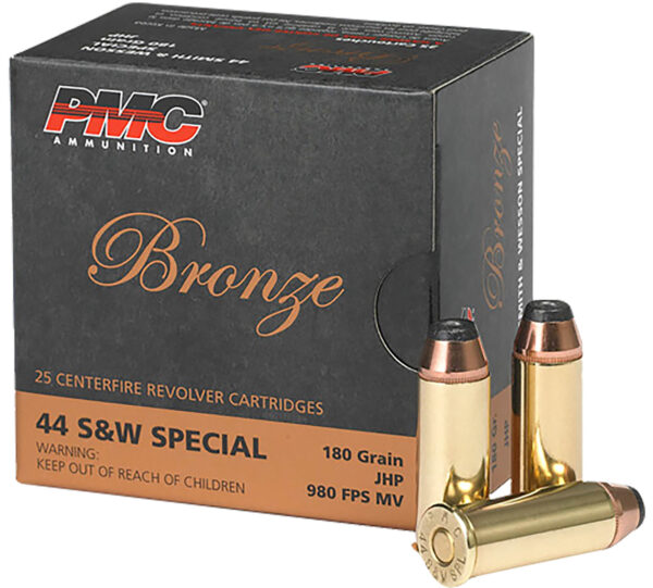 PMC 44SB Bronze  44S&WSpl 180gr Jacketed Hollow Point 25 Per Box/20 Case — view 1