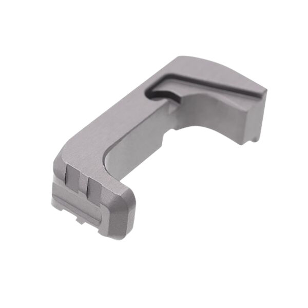 Tyrant CNC TDGEMRGG  Extended Magazine Release Glock Gen4-5 Grey Aluminum — view 1