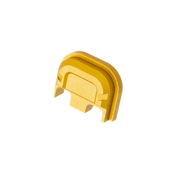 Tyrant CNC TDG5SPGLD Slide Cover Plate  Chevron Design Glock Gen5 Gold Aluminum — view 1