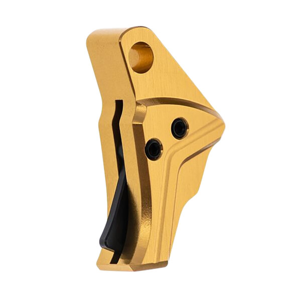 Tyrant CNC TDG43TRIGGOLDBLACK I.T.T.S Trigger/Shoe Gold Fits Glock 43/43x/48 — view 1