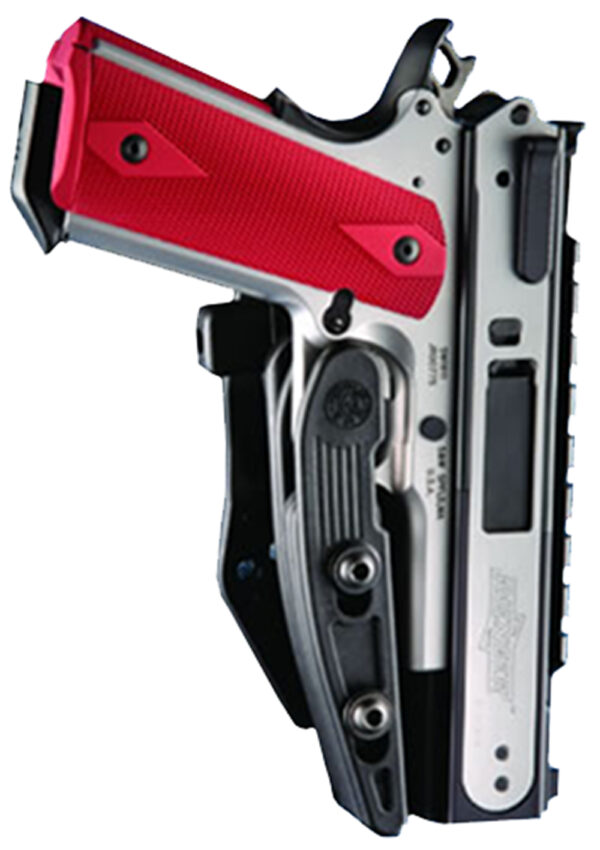 Hogue 00500 PowerSpeed  OWB Black Polymer Belt Clip Fits Semi-Auto Ambidextrous — view 1