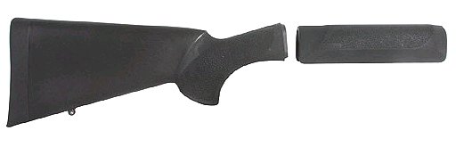 Hogue 08712 OverMolded Combo Kit Black Synthetic with Forend for Remington 870 — view 1