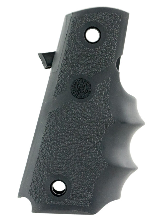 Hogue 14000 Rubber Grip  Black Rubber with Finger Grooves for Para Ordnance P-14 — view 1