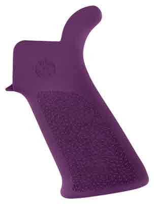 HOGUE AR-15 BEAVERTAIL GRIP - NO FINGER GROOVES PURPLE — view 1
