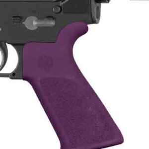 HOGUE AR-15 BEAVERTAIL GRIP - NO FINGER GROOVES PURPLE — view 2