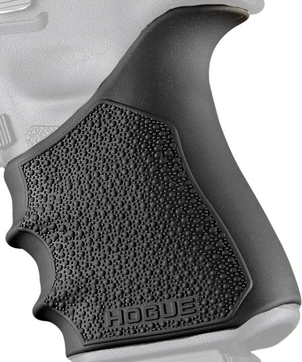 Hogue 17040 Grip Sleeve Handall Beavertail Black Rubber — view 1