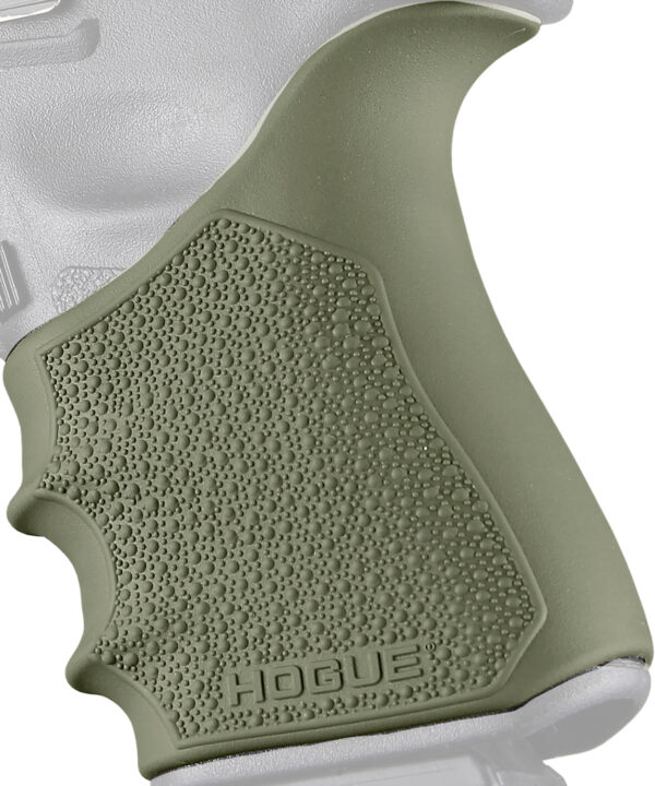 Hogue 17041 Grip Sleeve Handall Beavertail OD Green Rubber — view 1