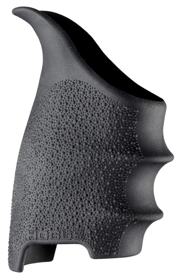 Hogue 17600 HandAll Beavertail Grip Sleeve made of Rubber with Textured Black Finish & Finger Grooves for Sig P320 — view 1