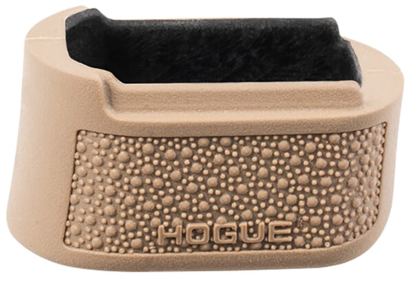 Hogue 18053 OverMolded Extension Base Pad Cobblestone Fits Sig Sauer P365X/XL 15rd FDE Rubber — view 1