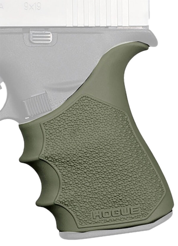 Hogue 18211 Grip Sleeve Handall Beavertail OD Green Rubber — view 1
