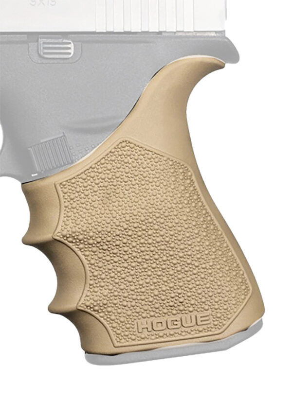 Hogue 18213 Grip Sleeve Handall Beavertail Flat Dark Earth Rubber — view 1