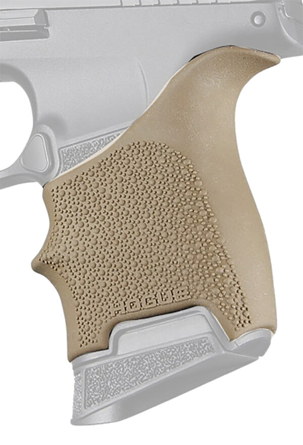 Hogue 18703 Grip Sleeve Handall Beavertail Flat Dark Earth Rubber — view 1