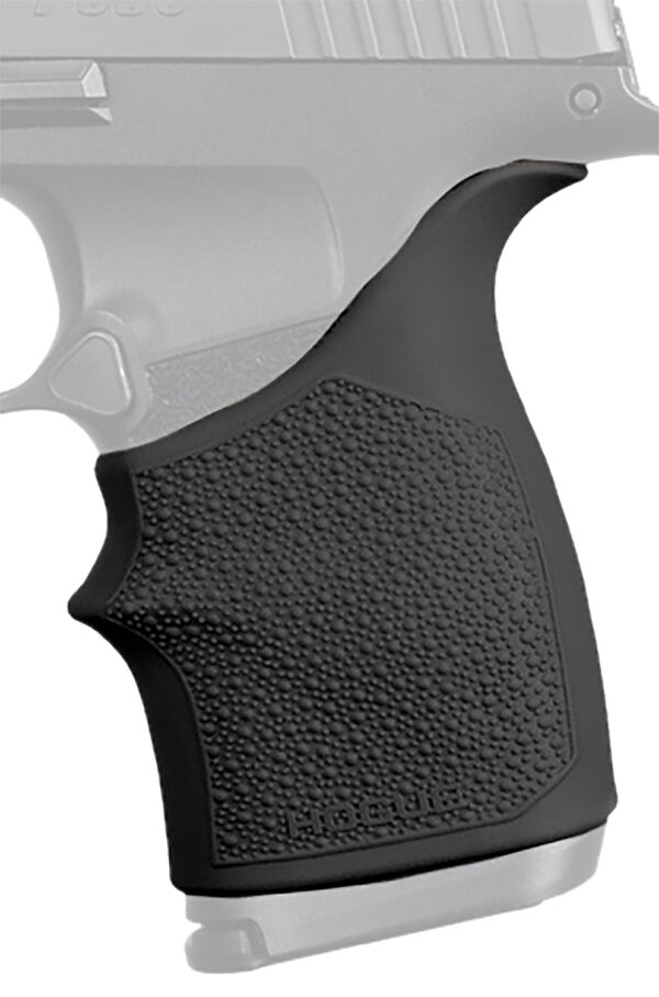 Hogue 18710 Grip Sleeve Handall Beavertail Black Rubber — view 1