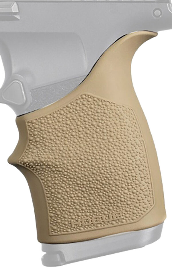 Hogue 18713 Grip Sleeve Handall Beavertail Flat Dark Earth Rubber — view 1