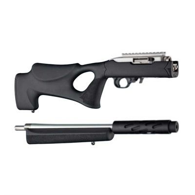 RUGER 10/22 TAKEDOWN STOCK THUMBHOLE RUBBER BLK — view 1