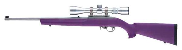 HOGUE STOCK RUGER 10/22 - STANDARD WEIGHT BARREL PURPLE — view 1