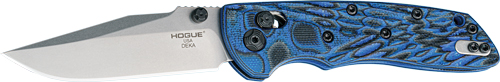 HOGUE DEKA 3.25" ABLE LCK FLDR - CLIP POINT G-MASCUS BLUE LAVA — view 1