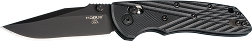 HOGUE DEKA 3.25" ABLE LCK FLDR - CLIP POINT G-10 FRAME BLACK — view 1