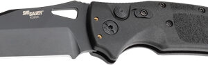 HOGUE K320A NITRON 3.5" AUTO - FOLDER TANTO BLADE POLY BLK