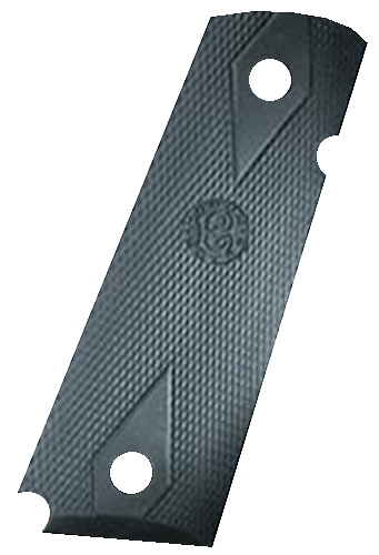 Hogue 45010 OverMolded Grip Panels Black Rubber for 1911 Government — view 1
